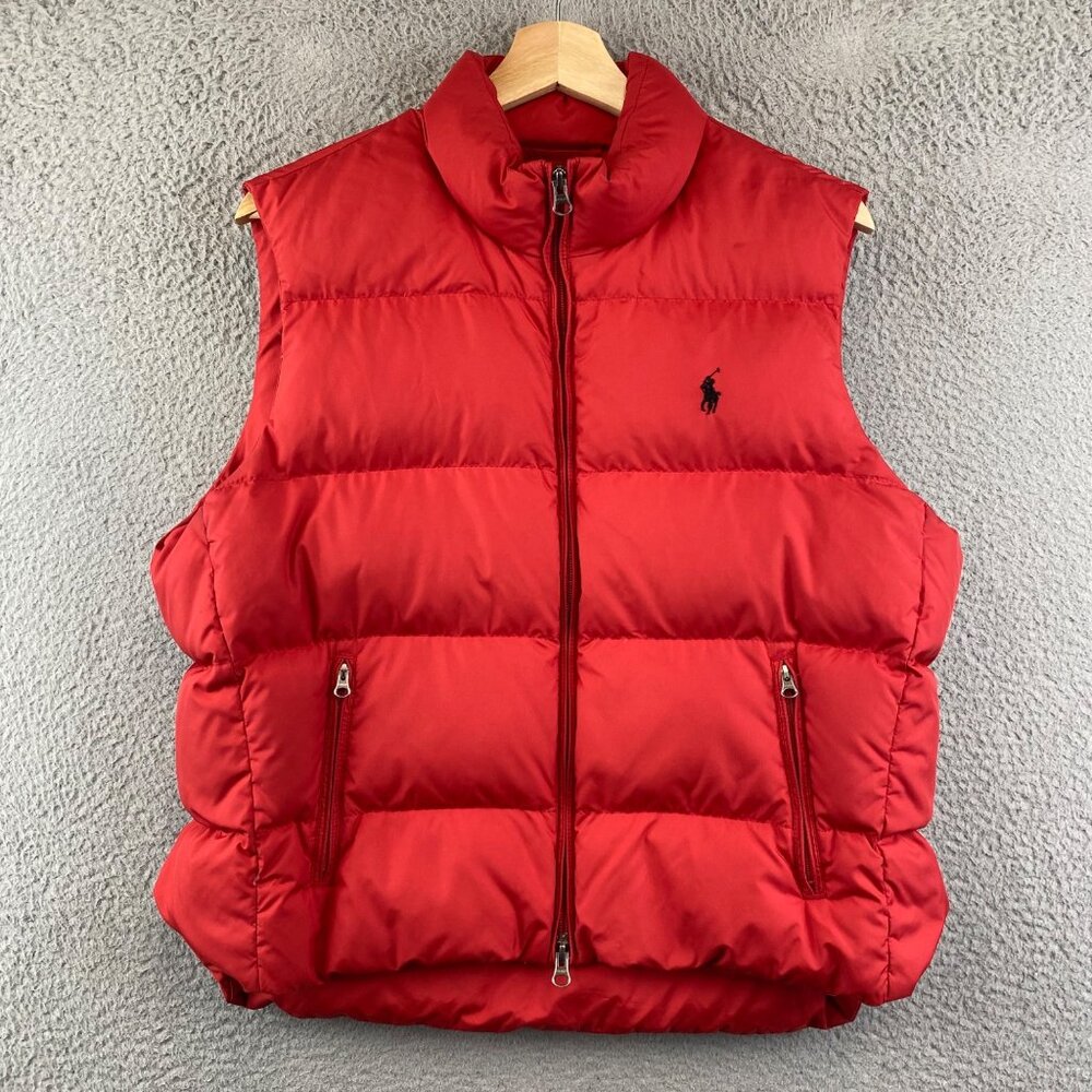 Ralph Lauren Red Puffer Vest